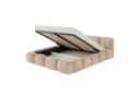 Muffo Polsterbett Sueno Beige Samt mit Bettkasten Bild 5