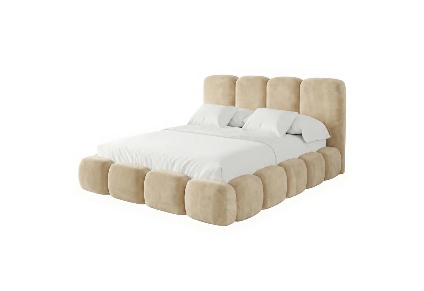 Muffo Polsterbett SUENO MAXI Beige mit Bettkasten - Bild 3