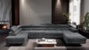 Muffo Ecksofa WILD U MAXI grau mit Bettkasten & Schlaffunktion Bild 2