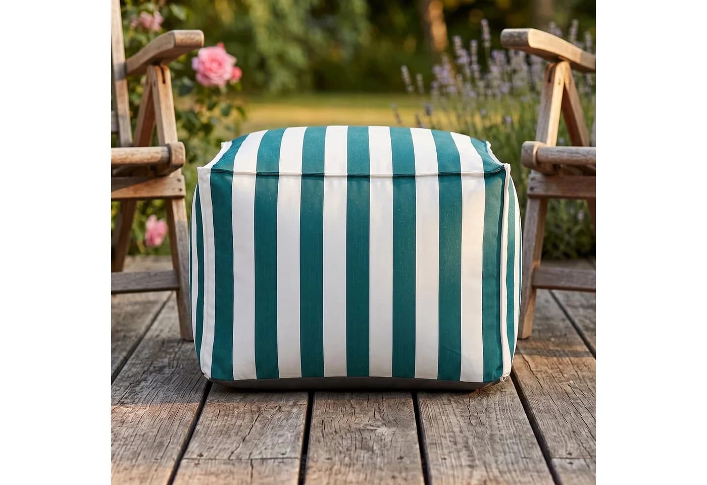 Muffo Sitzsack SOFT Outdoor Pouf Grün wasserabweisend