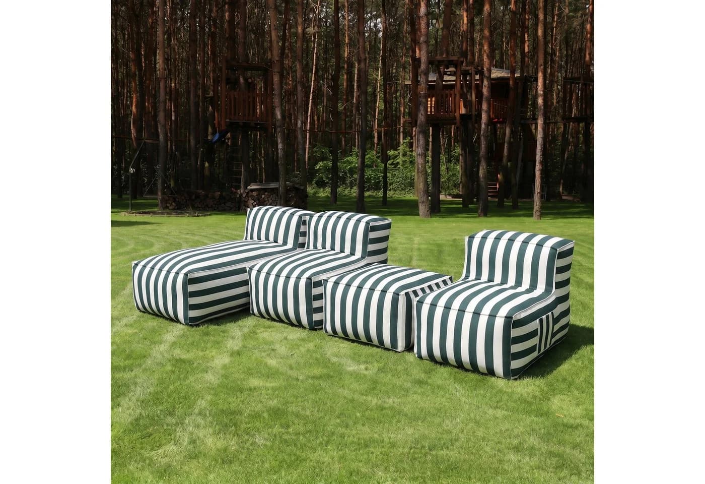 Muffo Gartenlounge-Set SOFT SET 3 Grün UV-beständig - Bild 5