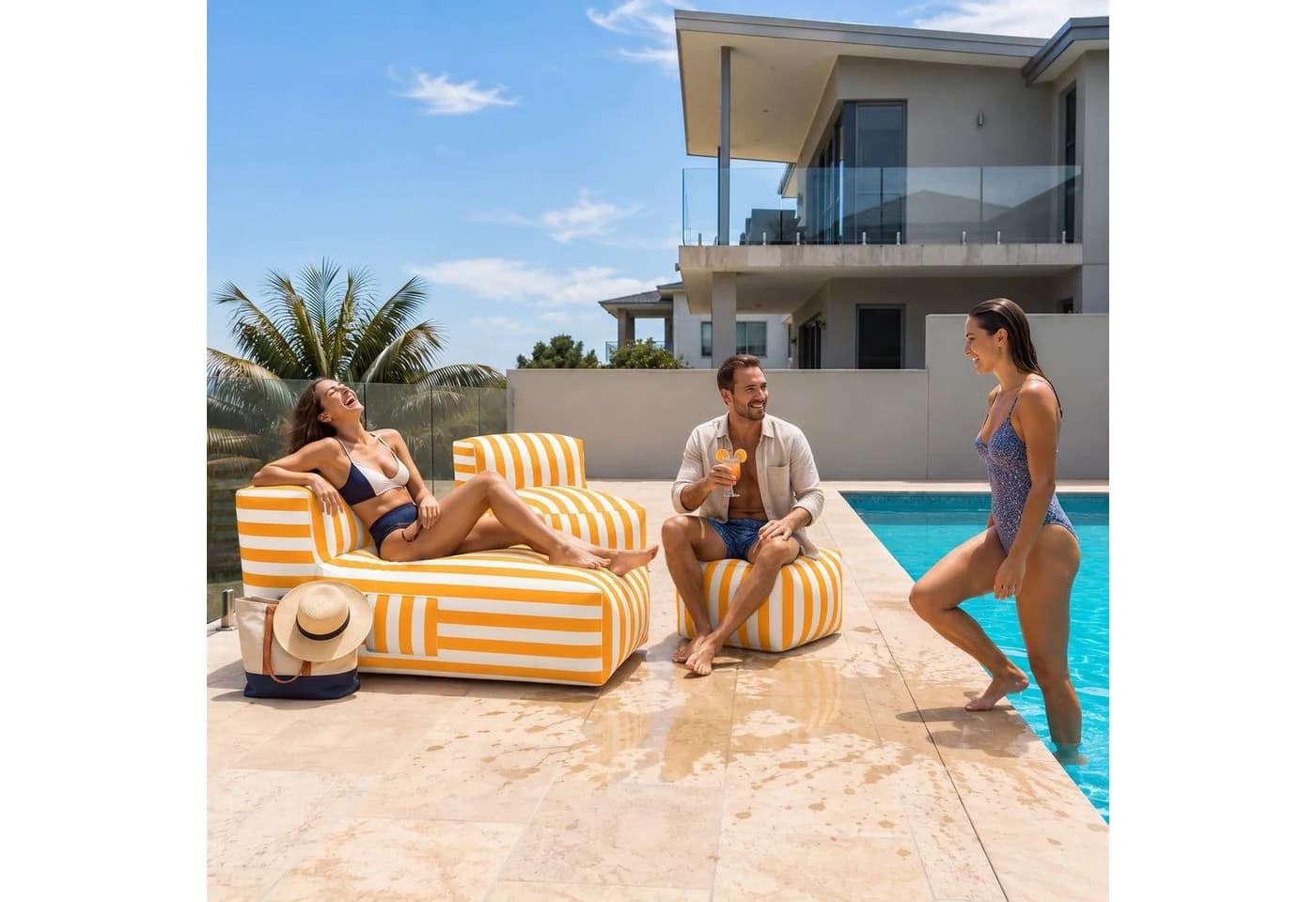 Muffo Gartenlounge-Set SOFT SET 2 Gelb