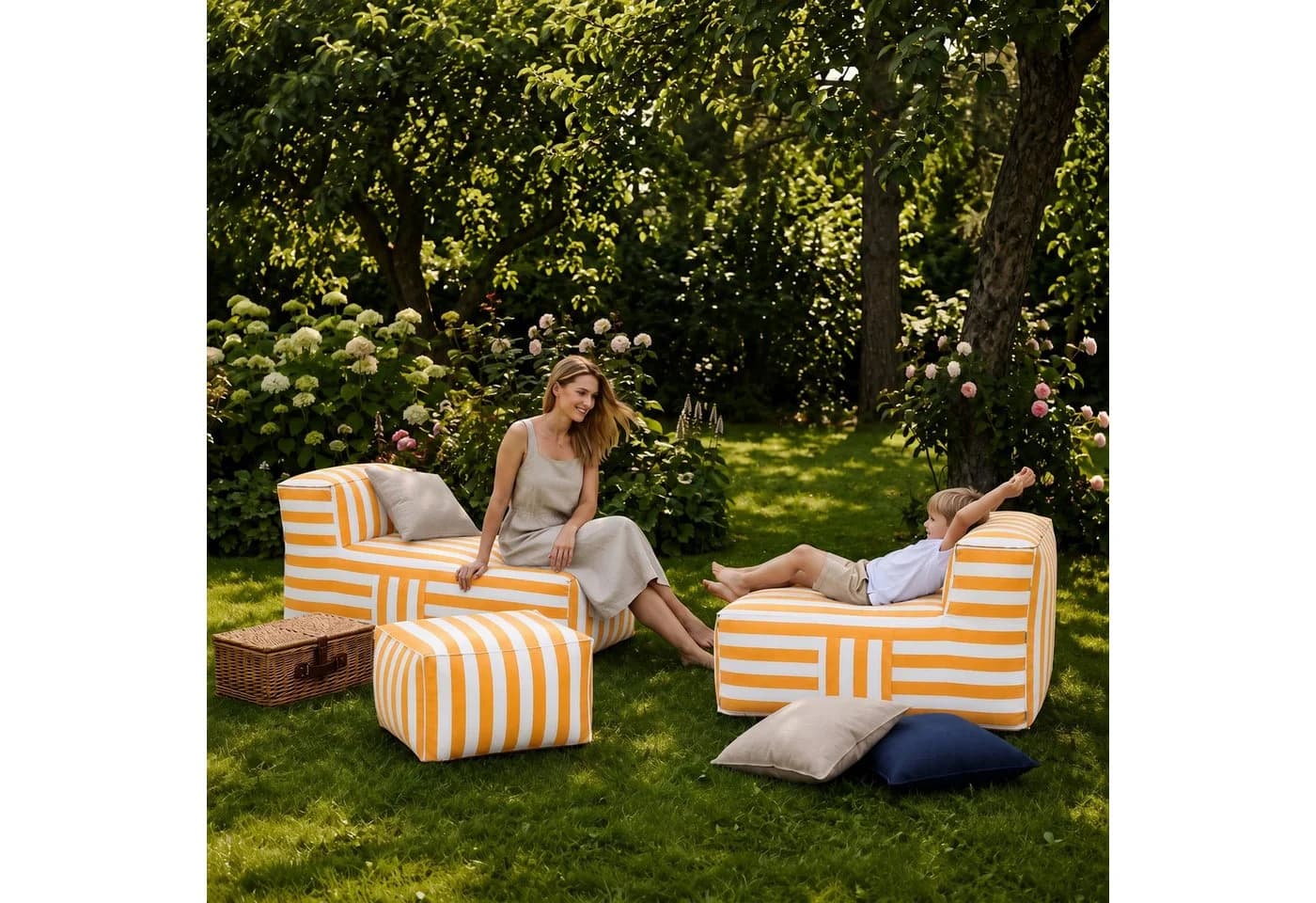 Muffo Gartenlounge-Set SOFT SET 2 Gelb - Bild 3