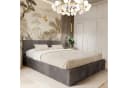 Muralo Polsterbett mit Bettkasten Grau Magic Velvet Bild 3