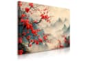 Muralo Leinwandbild Japanischer Baum Modern Grün 30x20 cm Bild 2