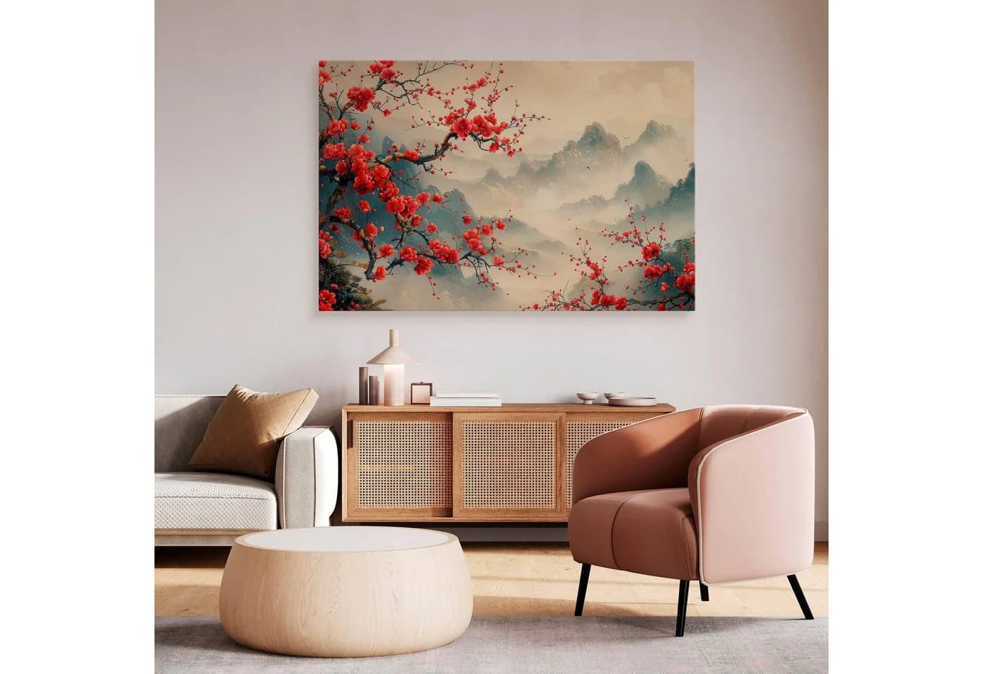 Muralo Leinwandbild Japanischer Baum Modern Grün 30x20 cm - Bild 5