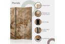Muralo Paravent 5-teilig klappbar Barocke Glamour-Ornamente Bild 1