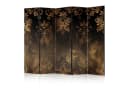 Muralo Paravent 5-teilig klappbar Barocke Glamour-Ornamente Bild 2
