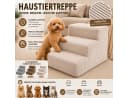Muralo Haustiertreppe 3 Stufen Beige Cord Bezug Bild 1