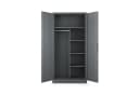 Muralo Aktenschrank Metallschrank Anthrazit mit Dreipunktschloss Bild 5