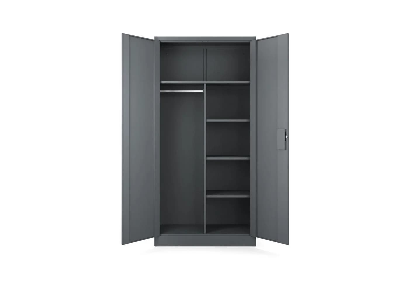 Muralo Aktenschrank Metallschrank Anthrazit mit Dreipunktschloss - Bild 5