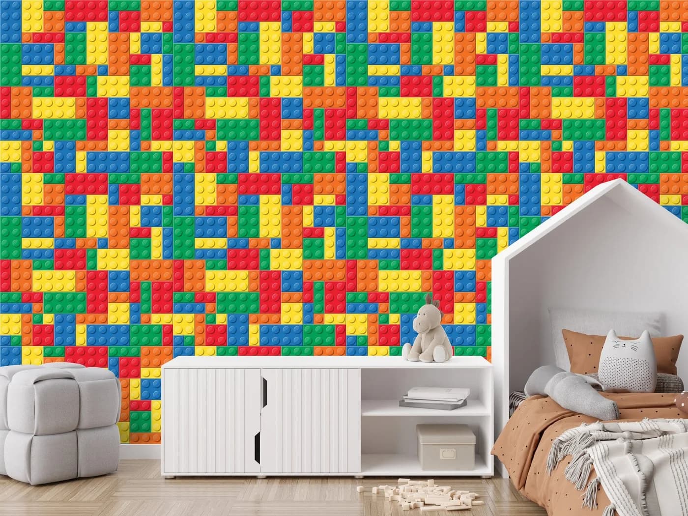 Muralo Vliestapete Bunte Bausteine Kinderzimmer - Bild 4