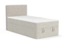 DENIS MINI Boxspringbett Cord Polsterbett Beige Anthrazit Bild 2