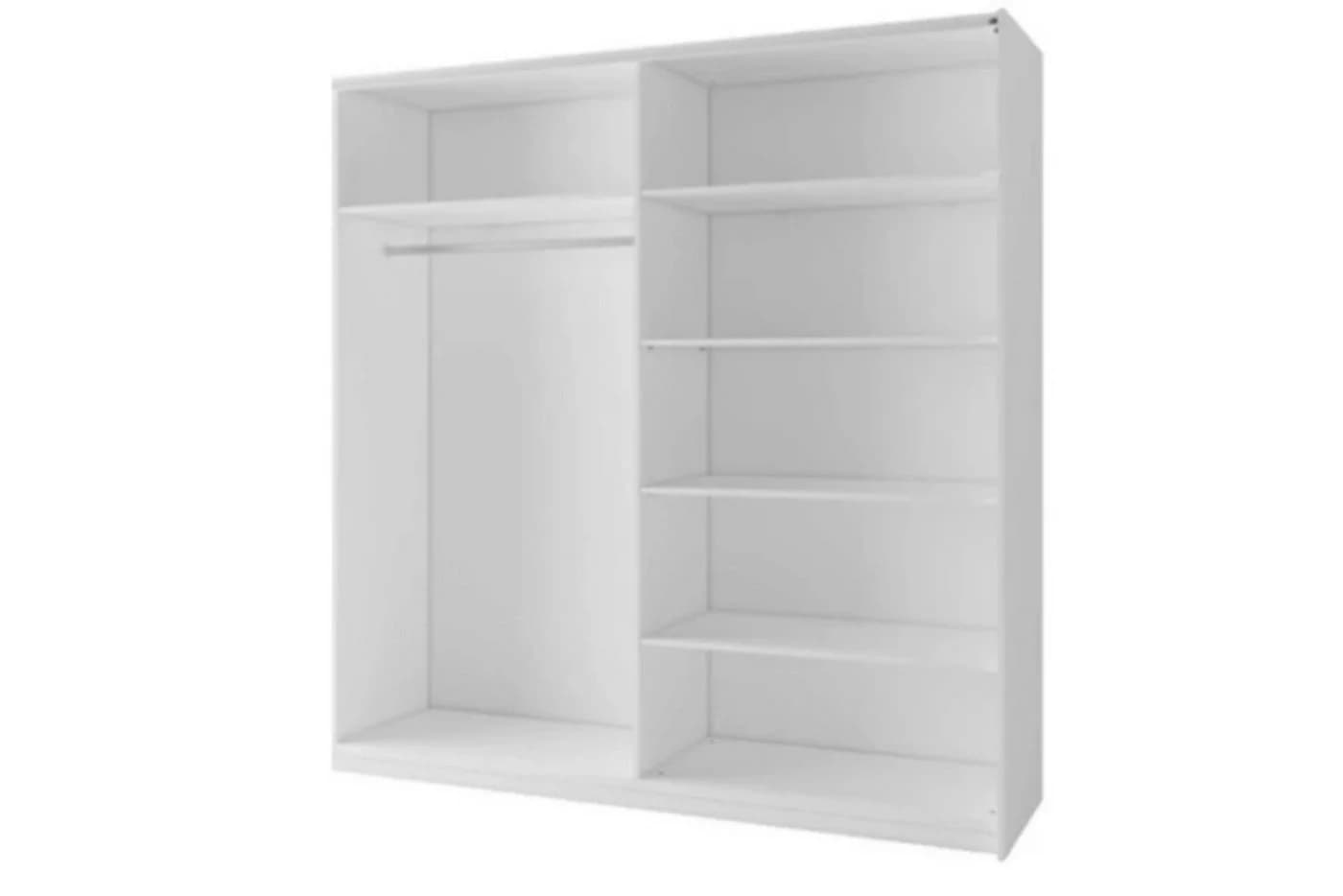 Deine Möbel 24 Schwebetürenschrank ARLO II Modern Weiß matt - Bild 4
