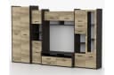 Deine Möbel 24 Wohnwand MAURO S 310 cm Eiche Canterbury / Country Grey Modern Bild 3
