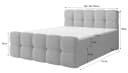 Masseno Boxbett BRUME mit Bonell-Matratze und Topper Bild 5