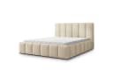 Masseno Polsterbett RANIS Beige mit Bettkasten und Lattenrost Bild 1