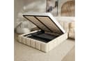 Masseno Polsterbett RANIS Beige mit Bettkasten und Lattenrost Bild 4