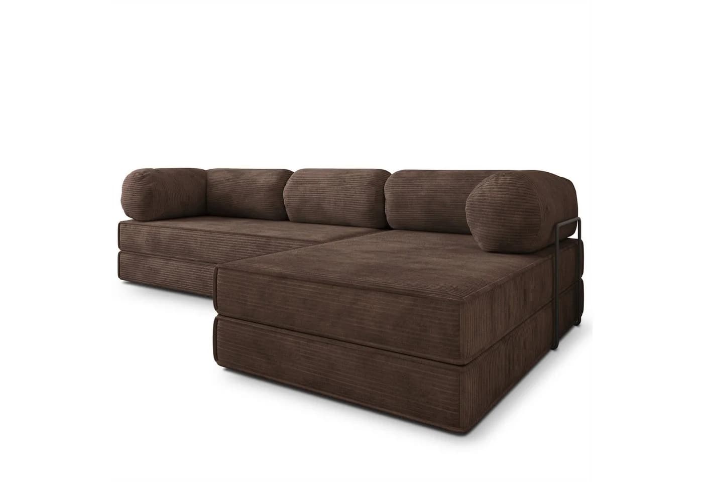 Masseno Ecksofa ETERA Braun mit Schlaffunktion - Bild 2