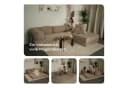 Masseno Ecksofa ETERA Braun mit Schlaffunktion Bild 4