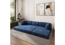 Masseno Ecksofa ETERA modulares Boneless Sofa mit Schlaffunktion Blau Bild 3