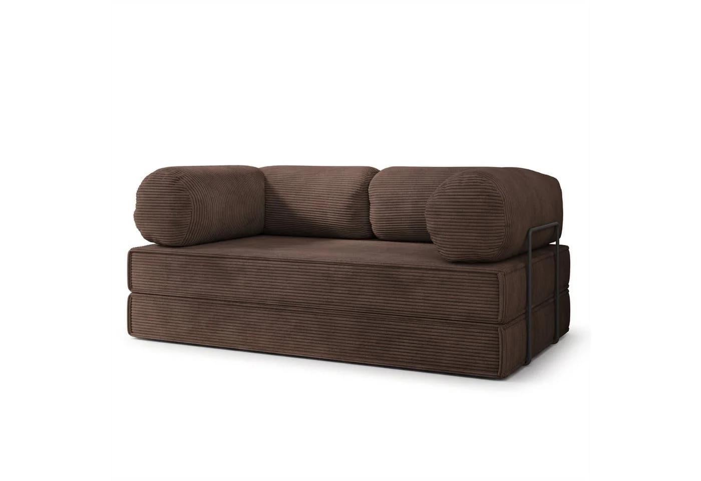 Masseno ALVIO Schlafsofa mit Schlaffunktion, Vollschaum & Metallgestell - Bild 2