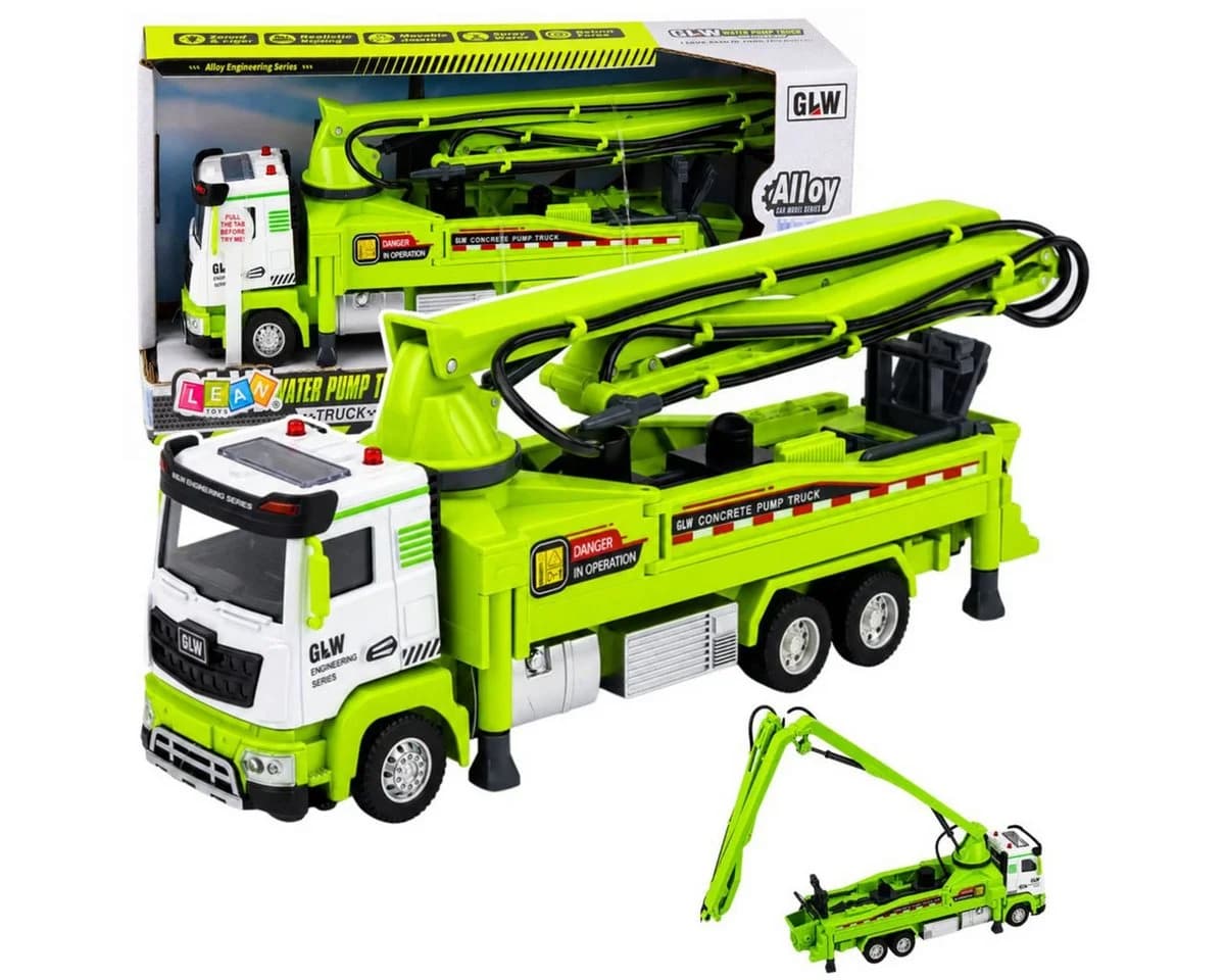 Wisam Spielzeug-Betonpumpenwagen 1:40 mit Licht, Sound & Wasserspritze