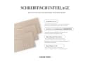 PAPER DESK Schreibtischunterlage XXL Beige 90x40cm Bild 4