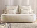S-Style Schlafsofa Vero Plüschstoff Bettkasten Grau Bild 3