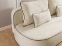 S-Style Schlafsofa Vero Plüschstoff Bettkasten Grau Bild 5