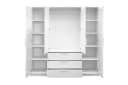 LABOO LUX Schlafzimmer-Set Eiche Wotan Schwarz Kleiderschrank & Kommode Bild 5