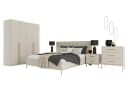 Deine Möbel 24 Schlafzimmer-Set MIRELO 5-tlg. Kaschmir Gold Bild 2