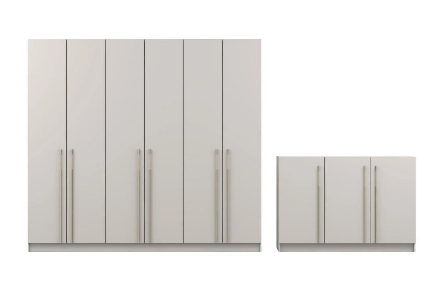 MIRELO Schlafzimmer-Set mit Kleiderschrank & Kommode - Bild 2