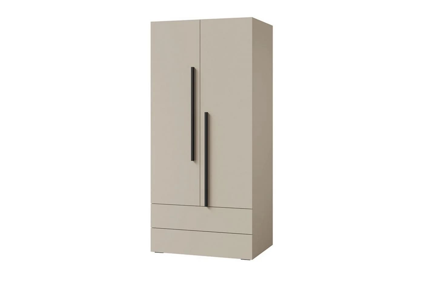 Deine Möbel 24 Kleiderschrank LIMA 02 Beige 2-Türig Soft-Close - Bild 2