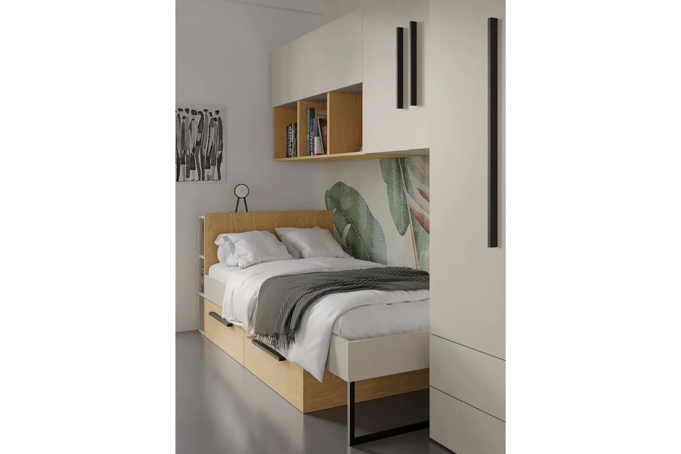Deine Möbel 24 Kleiderschrank LIMA 02 Beige 2-Türig Soft-Close - Bild 4