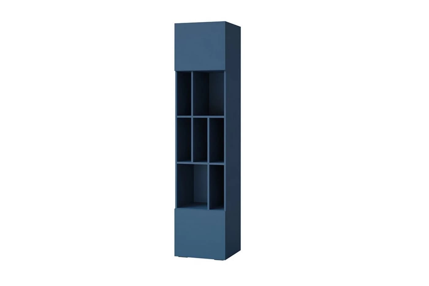 Deine Möbel 24 Regal LIMA 04 Standregal 45 cm Alpaca/Eiche/Meeresblau Soft-Close - Bild 2
