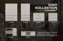 Deine Möbel 24 Schreibtisch SIMO 06 Weiß 3 Schubladen Bild 5
