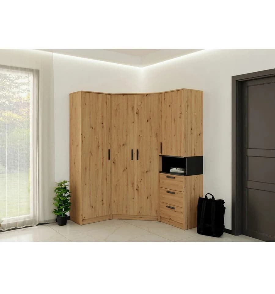 Marmex Möbel Schrank-Set GRANT SET 45A Eiche Artisan Soft-Close - Bild 2