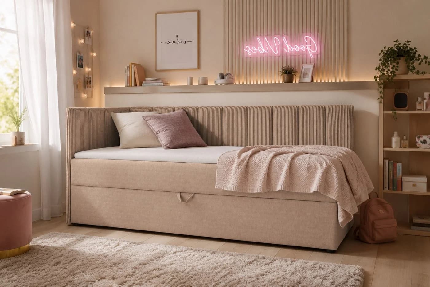 Deine Möbel 24 Boxspringbett VIGO mit Bettkasten und Schlaffunktion - Bild 3