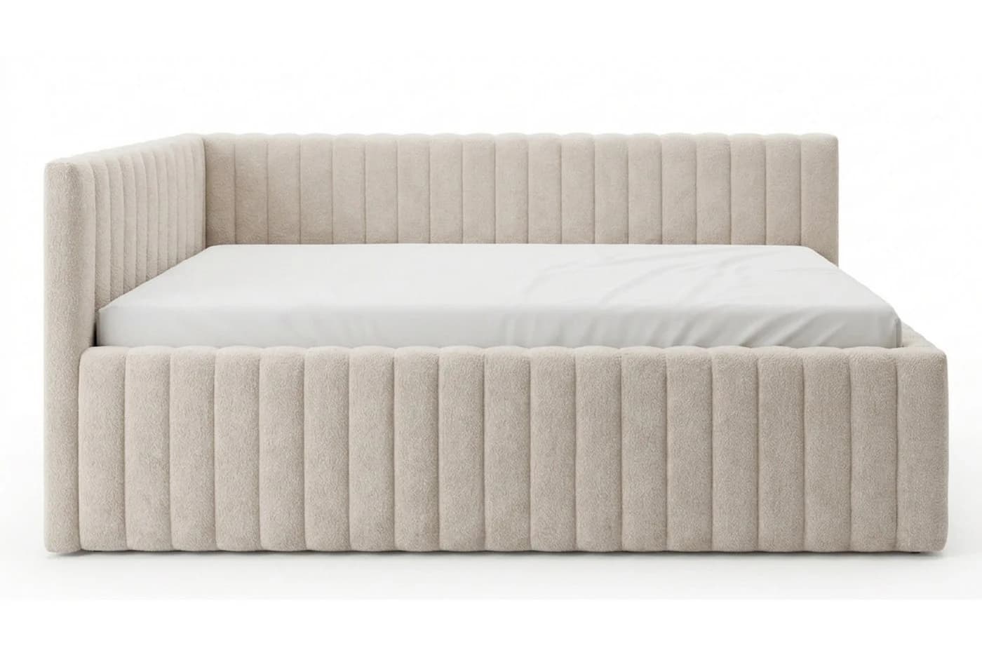 Deine Möbel 24 Polsterbett LUPO Beige mit Bettkasten - Bild 2