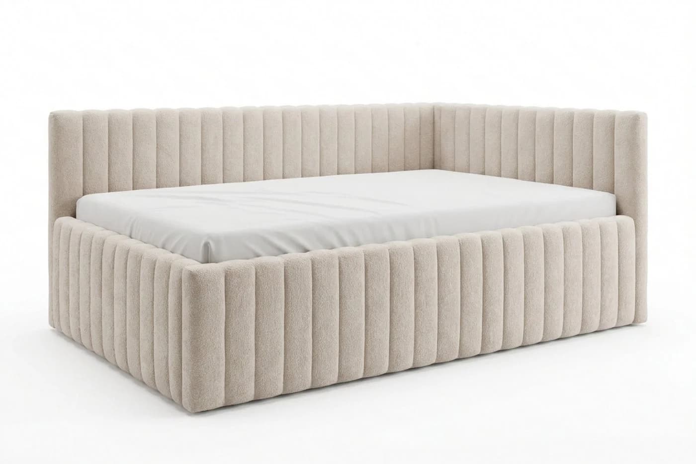 Deine Möbel 24 Polsterbett LUPO Beige mit Bettkasten - Bild 4