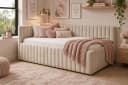 Deine Möbel 24 Polsterbett LUPO Beige mit Bettkasten Bild 5