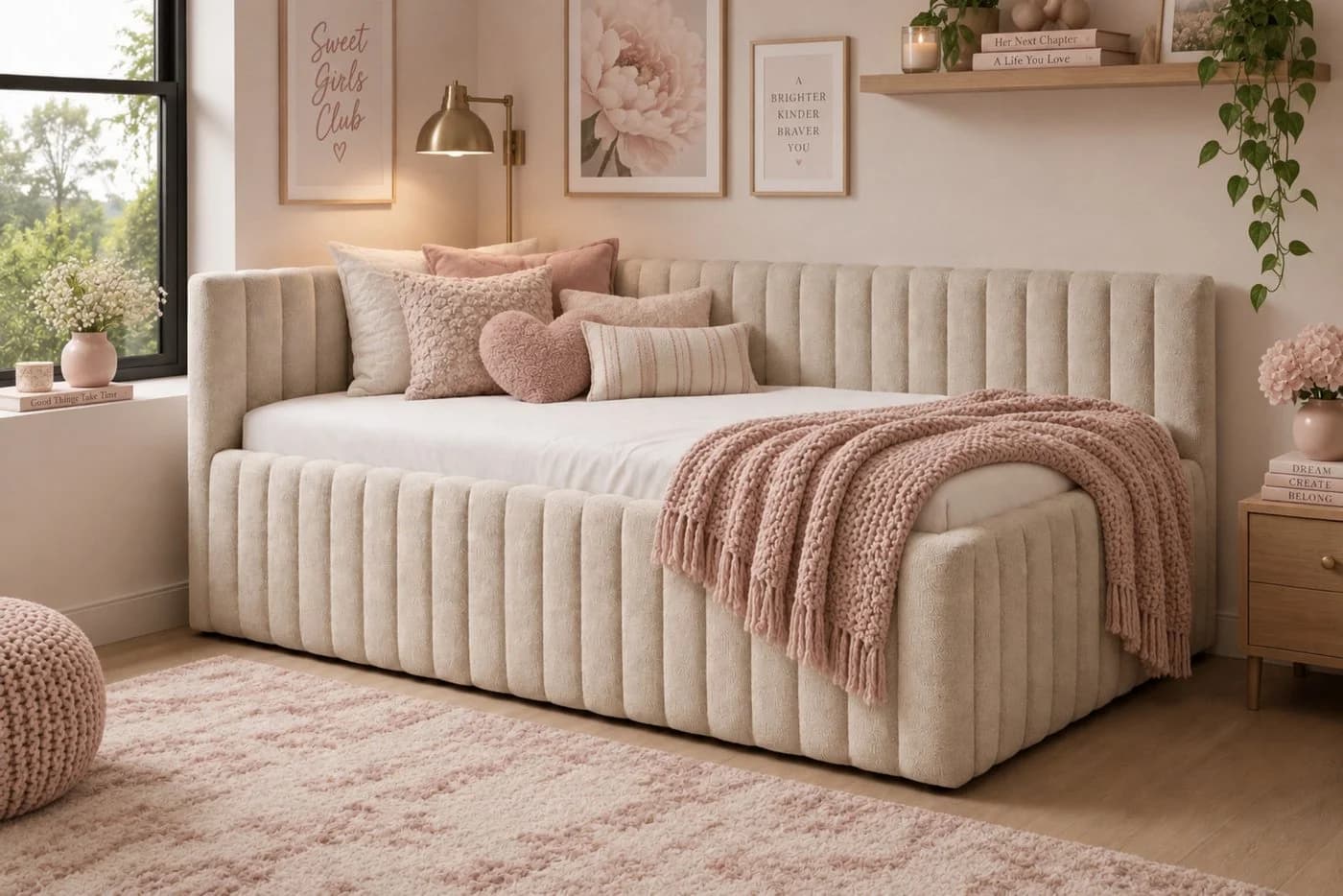 Deine Möbel 24 Polsterbett LUPO Beige mit Bettkasten - Bild 5