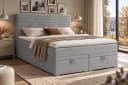 Deine Möbel 24 Boxspringbett DARO mit Bettkasten und Topper Bild 1