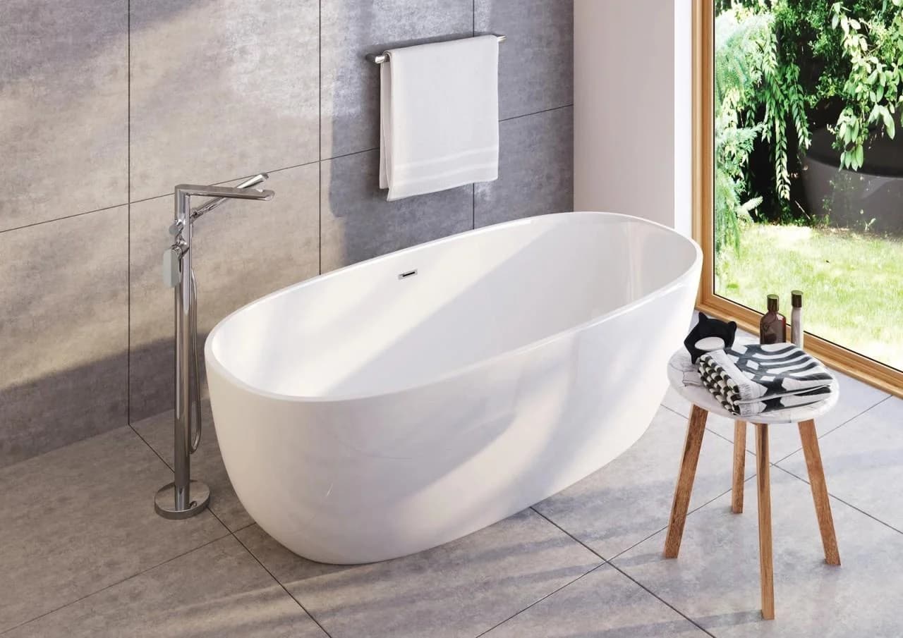 Neuesbad Serie 600 freistehende Acryl Badewanne - Bild 2
