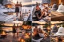 Aqua Speed Saunahut Filz M Damen Natürliche Isolierung Bild 1