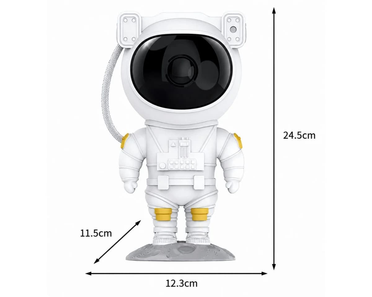 R2 Invest LED-Sternenhimmel Astronaut Projektor mit Nebeleffekt