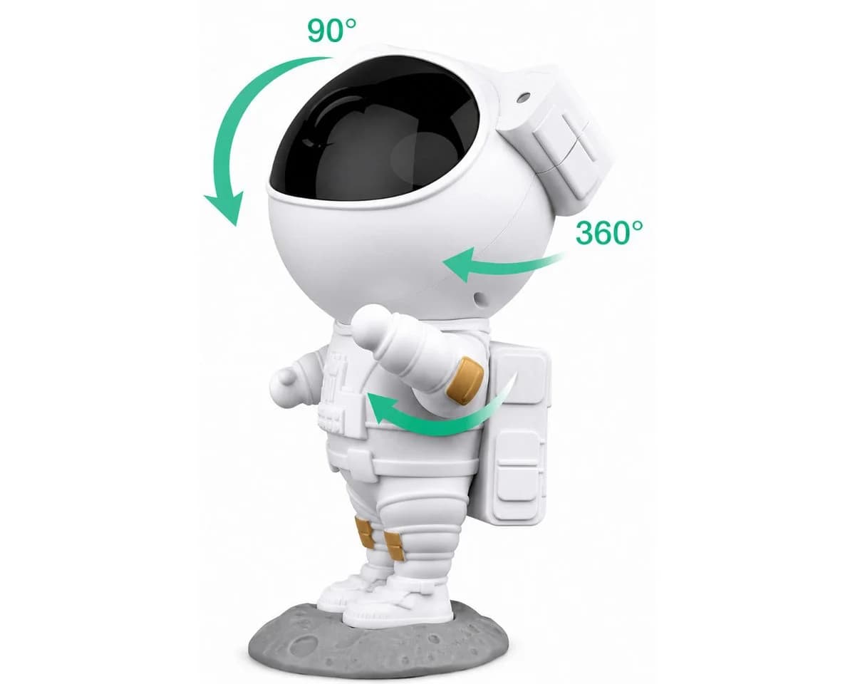 R2 Invest LED-Sternenhimmel Astronaut Projektor mit Nebeleffekt - Bild 3