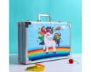 R2 Invest Kreativset Einhorn Kinder Malset 145-teilig Blau Bild 1