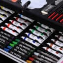 R2 Invest Kreativset Einhorn Kinder Malset 145-teilig Blau Bild 5